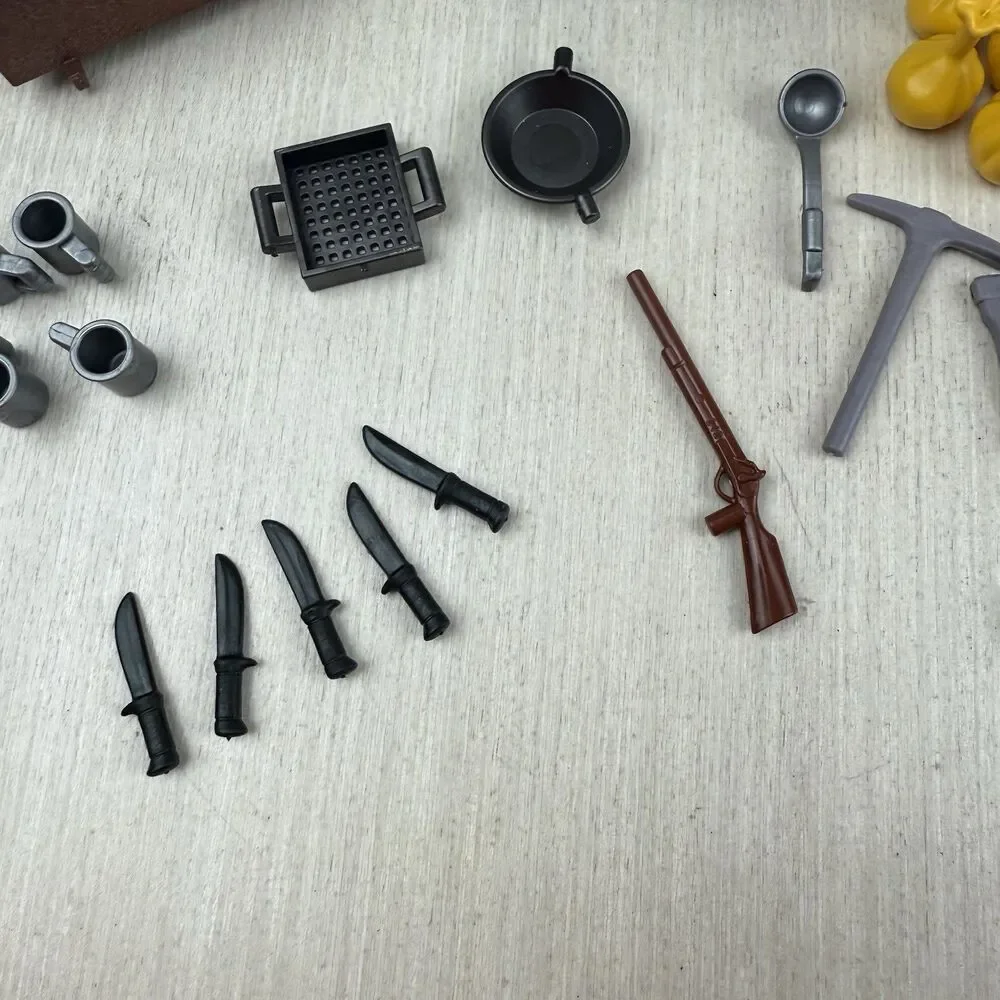 Playmobil # 3747 Gold Miners Panning Mining Playset Old West Parts Pieces